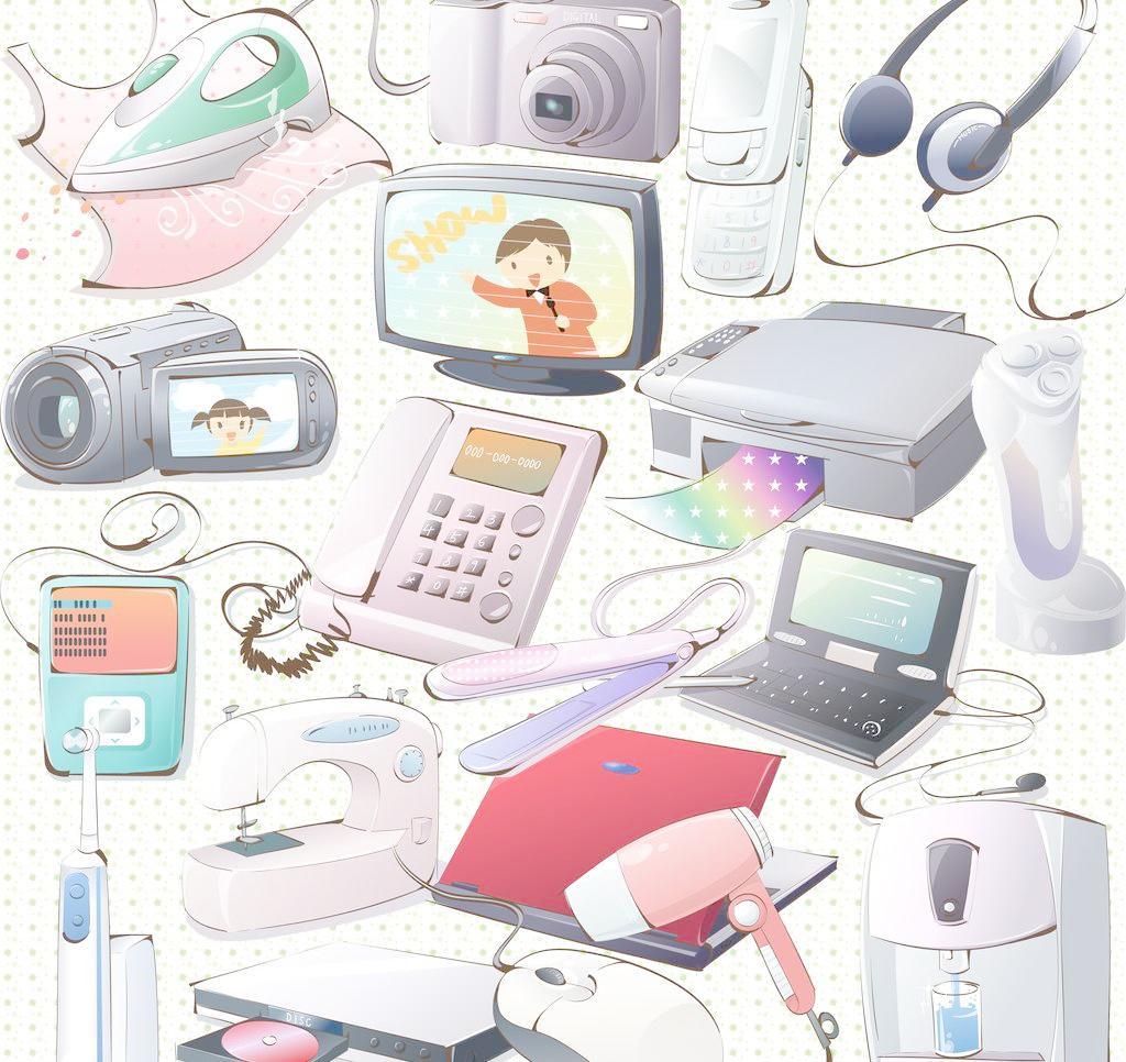 卡通生活電器與日常用品 點(diǎn)綴家居的萌趣世界